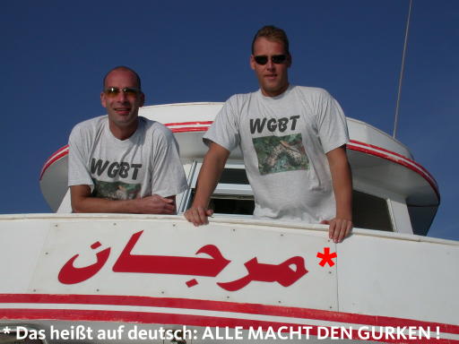 Presidents on boat-safari in egypt